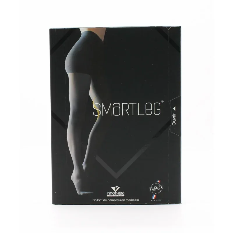 Smartleg Collant de Compression Médicale Mystérieuse Classe II Taille 2 Noir