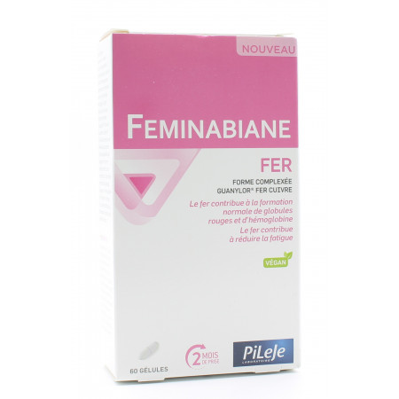 PiLeJe Feminabiane Fer 60 gélules