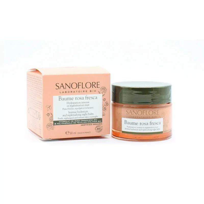 Sanoflore Baume Rosa Fresca Nuit 50ml - Univers Pharmacie