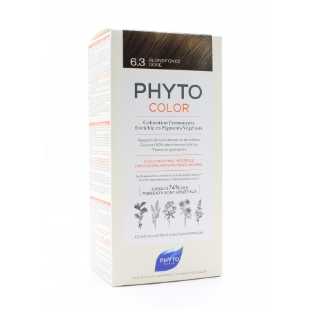 Phyto Color Kit Coloration Permanente 6.3 Blond...