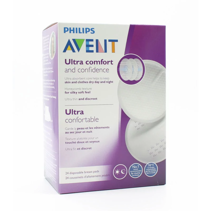 Coussinets d'allaitement jetables confort optimal Philips Avent