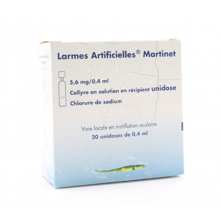 Larmes Artificielles Martinet 0,4ml 20 unidoses