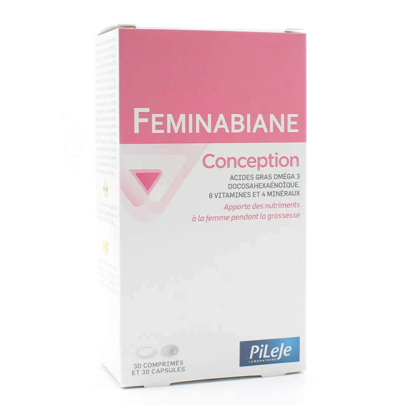 PiLeJe Feminabiane Conception 30 comprimés + 30 capsules