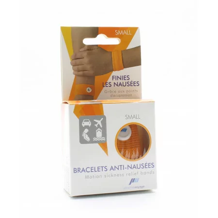 PharmaVoyage Bracelets Anti-nausées Small Orange