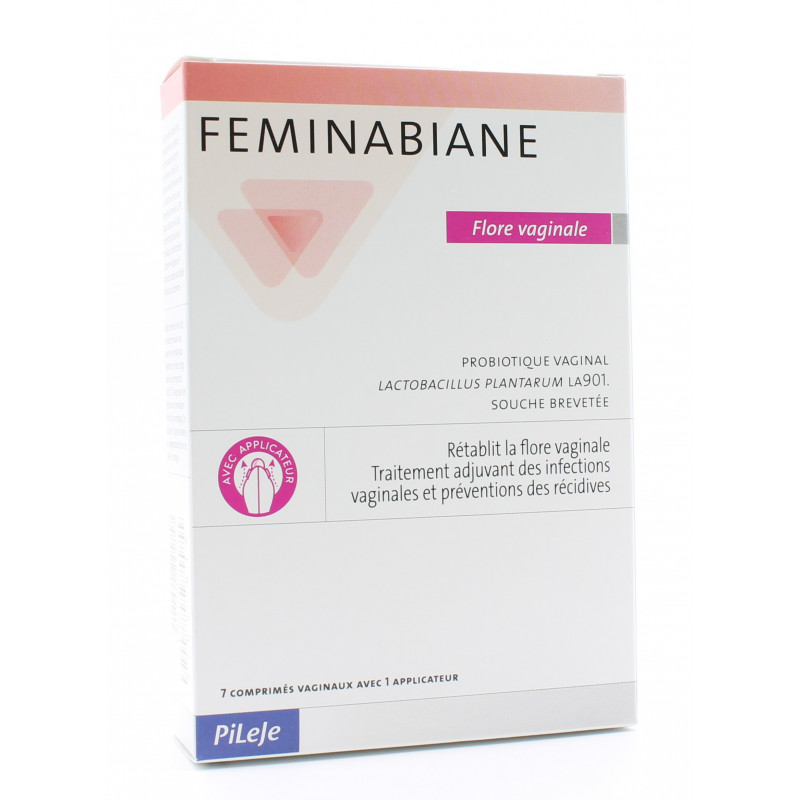 PiLeJe Feminabiane Flore Vaginale 7 comprimés + Applicateur