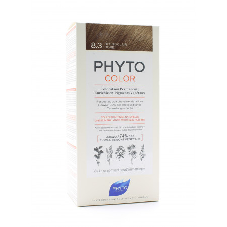Phyto Color Kit Coloration Permanente 8.3 Blond...