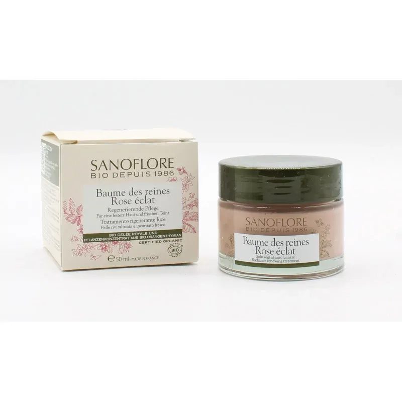 Sanoflore Baume de Reine Rose Éclat Bio 50ml - Univers Pharmacie