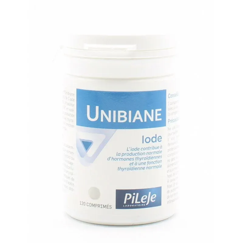 PiLeJe Unibiane Iode 120 comprimés