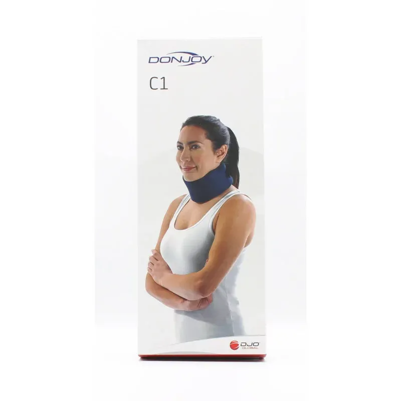 Donjoy Collier Cervical C1 Taille 3 Bleu H9,5cm