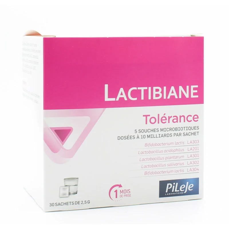 PiLeJe Lactibiane Tolérance Complément Alimentaire Sachets 30x5g
