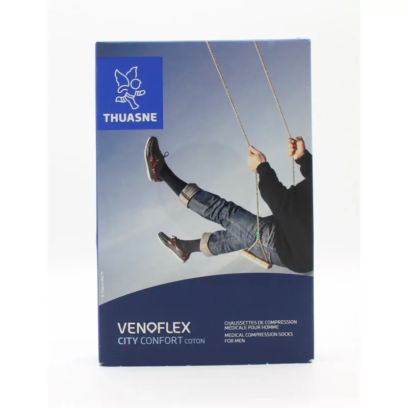 Thuasne Venoflex City Confort Coton T2N Noir