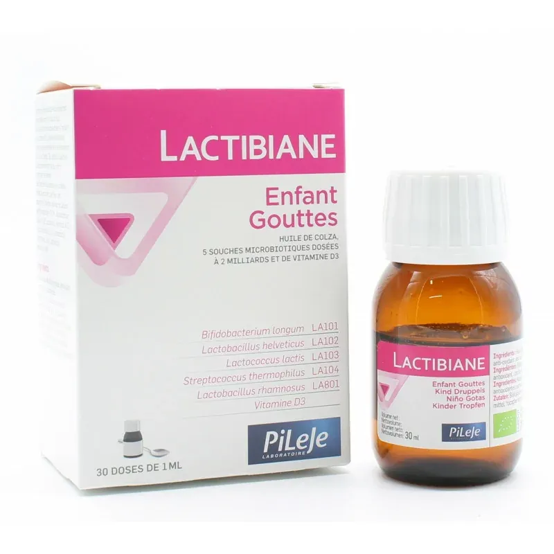 PiLeJe Lactibiane Enfant Gouttes 30ml