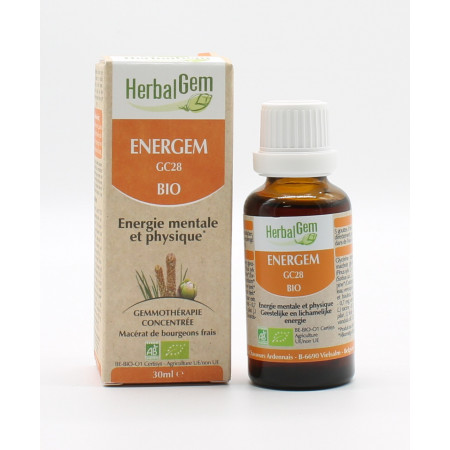 HerbalGem Energem GC28 Bio Énergie Mentale et Physique 30ml