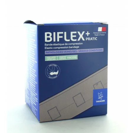 Thuasne Biflex+ Pratic Bande Élastique de Compression 16 10X4m