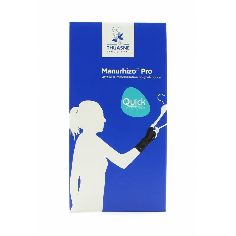 Thuasne Manurhizo Pro Attelle Grise Gauche Immobilisation Poignet-pouce Taille 3