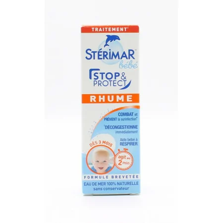 Stérimar Bébé Stop and Protect Rhume 15ml - Univers Pharmacie