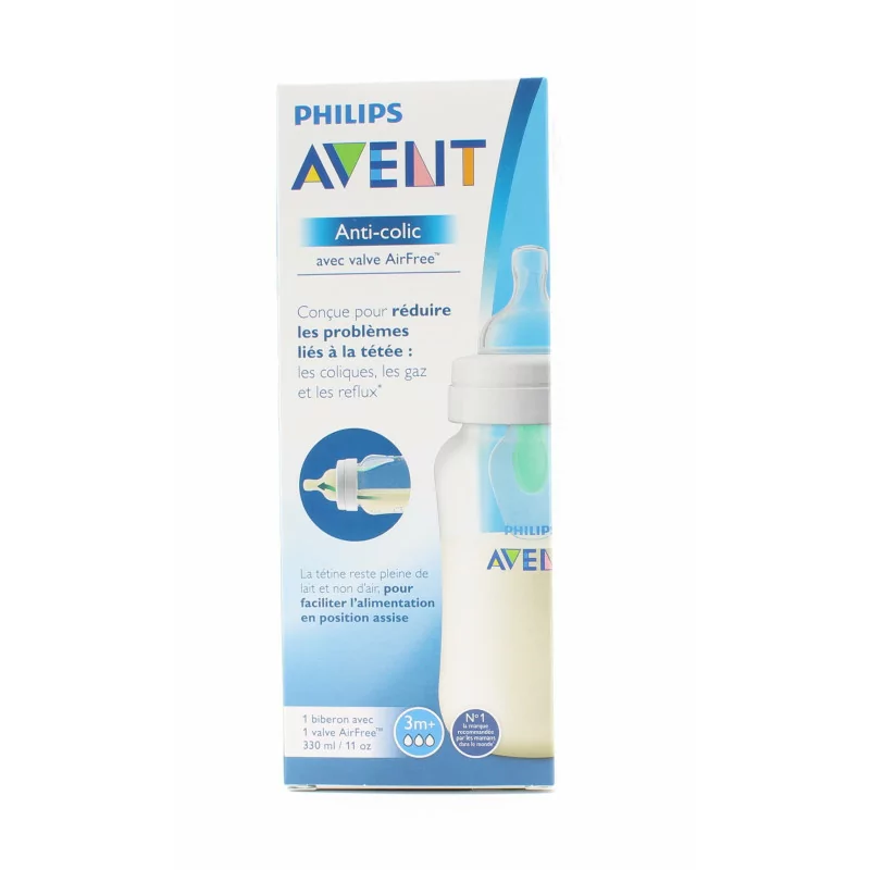 Comprar Biberon Anti-colic Con Airfree Philips Avent 330 Ml 3m+