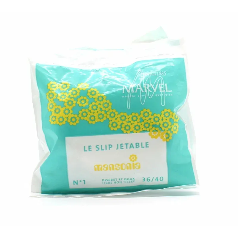 Marvel Mansonia Slip Jetable N°1 36-40 X5