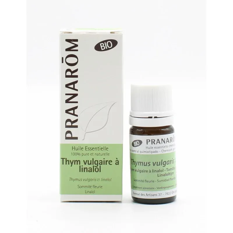 Pranarôm Huile Essentielle Thym Vulgaire à Linalol Bio 5ml