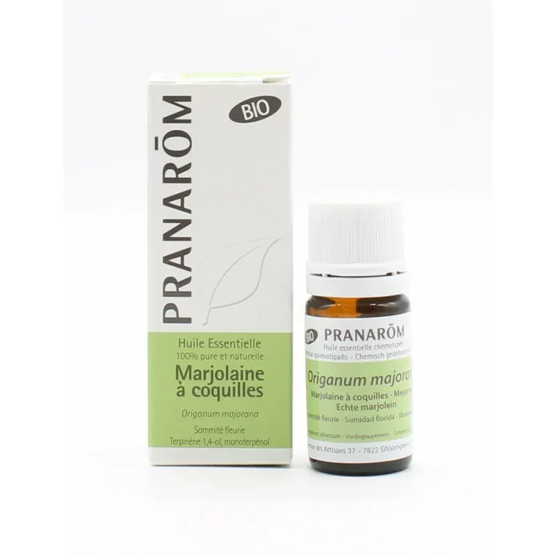 Pranarôm Huile Essentielle Bio Marjolaine à coquilles 5ml