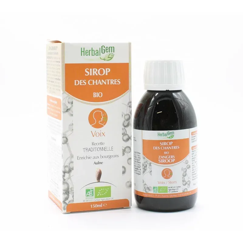 HerbalGem Sirop des Chantres Bio 150ml