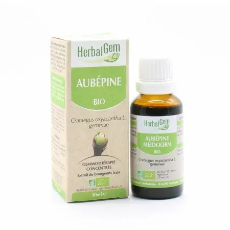 HerbalGem Aubépine Macérat Bio 30ml