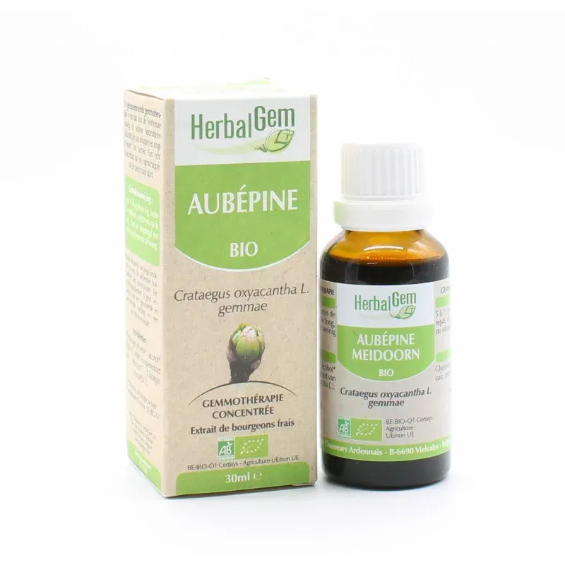 HerbalGem Aubépine Macérat Bio 30ml