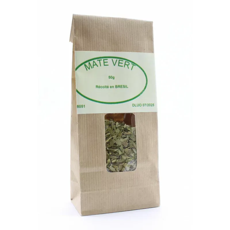 Uprana Maté Vert Vrac 50g - Univers Pharmacie