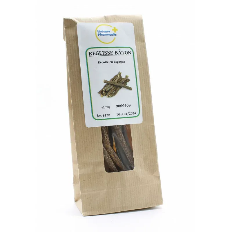 Univers Pharmacie Réglisse Bâton 45g