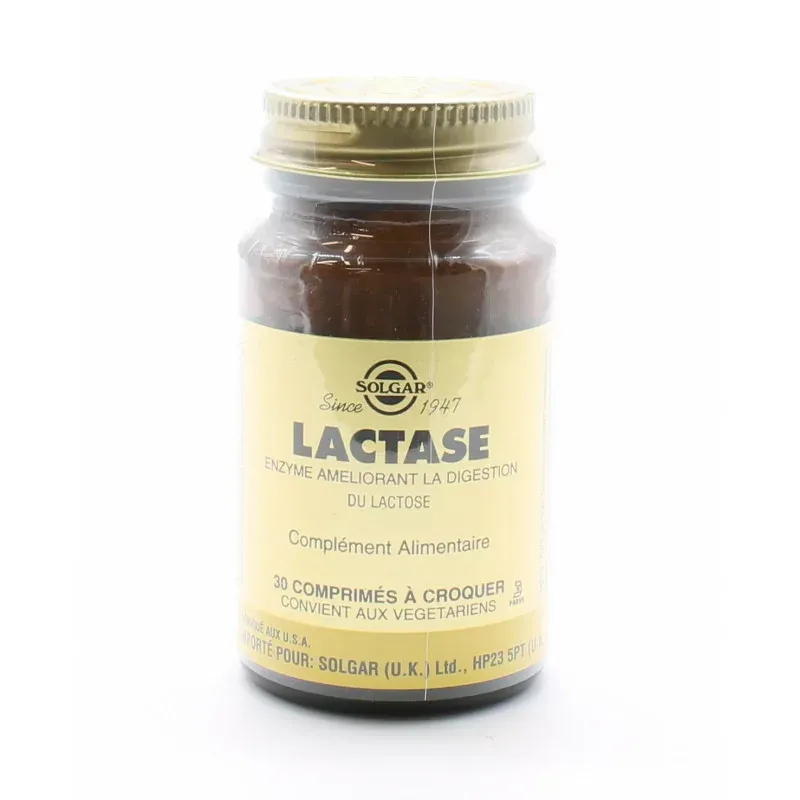 Solgar Lactase 30 comprimés