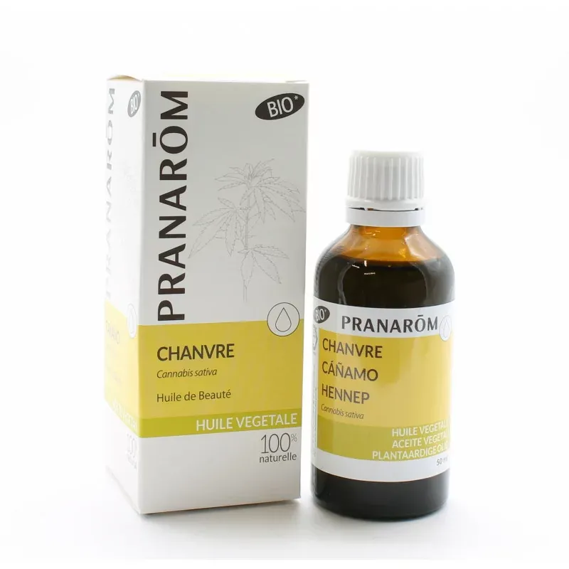 Pranarôm Bio Huile Végétale de Chanvre 50ml