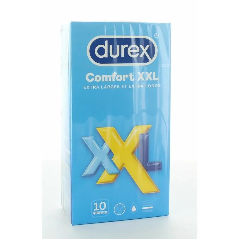 Durex Comfort XXL 10 préservatifs
