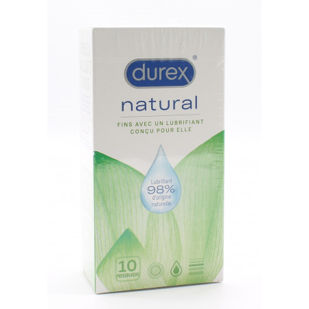 Durex Préservatifs Natural X10