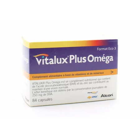 Vitalux Plus Oméga 84 capsules