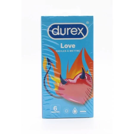Durex Préservatifs Love X6