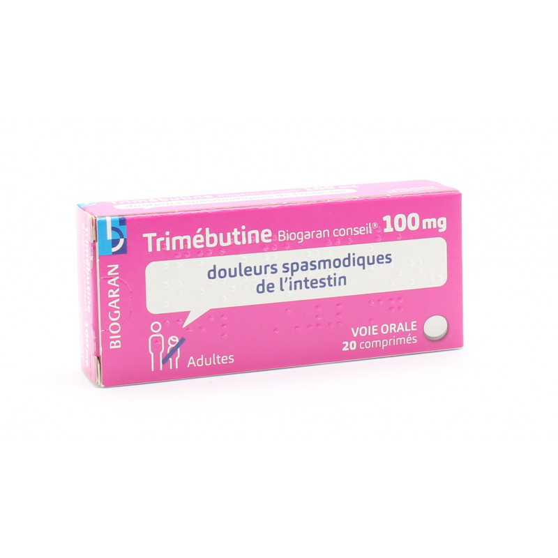 Biogaran Trimébutine 100mg 20 comprimés - Univers Pharmacie