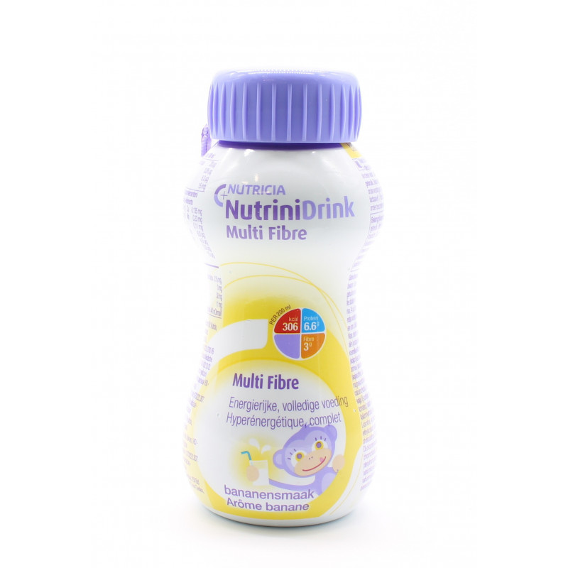 Nutricia NutriniDrink Multi Fibre Arôme Banane 200ml