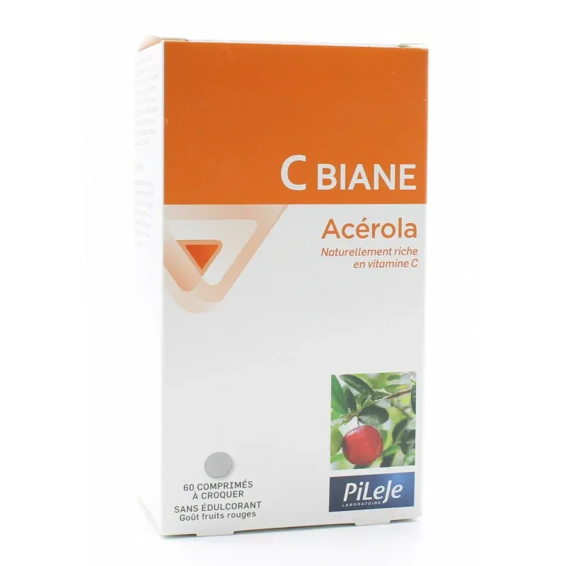 PiLeJe C Biane Acérola 60 comprimés à croquer