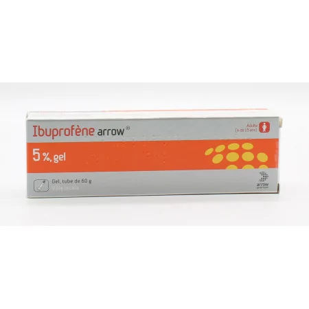 Ibuprofène Arrow 5% Gel 60g