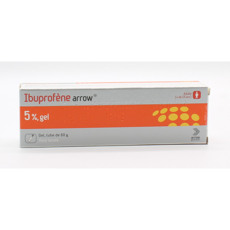 Ibuprofène Arrow 5 Gel 60gUnivers Pharmacie