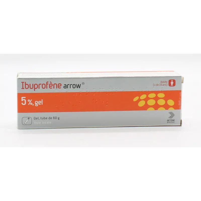 Ibuprofène Arrow 5% Gel 60g