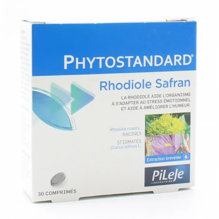 PiLeJe Phytostandard Rhodiole / Safran 30 comprimés