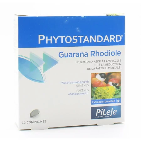 PiLeJe Phytostandard Guarana / Rhodiole 30 comprimés