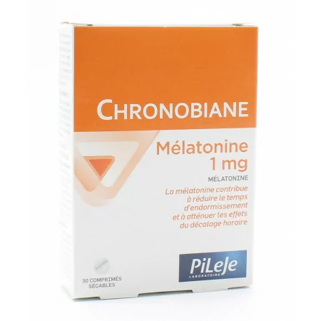 PiLeJe Chronobiane Mélatonine 1mg 30 comprimés