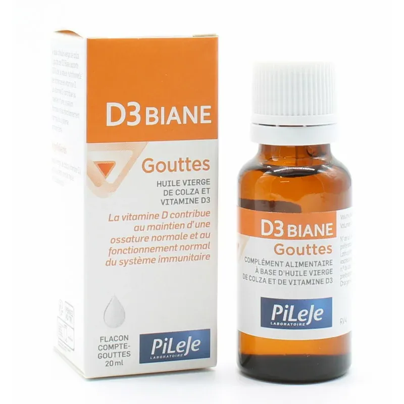 PiLeJe D3 Biane Gouttes 20ml