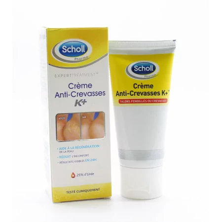 Scholl Crème Anti-Crevasse K+ 60ml
