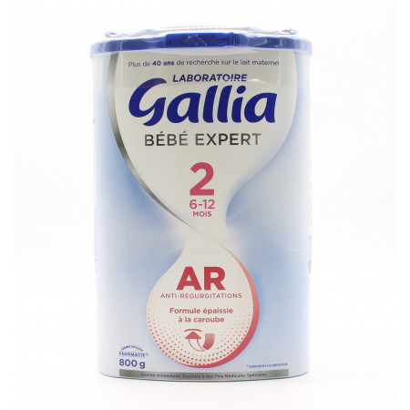 Gallia Bébé Expert 2 AR 6-12 mois 800g - Univers Pharmacie