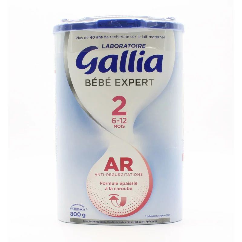 Gallia Bébé Expert AR2 Lait en poudre 2e âge - Régurgitations