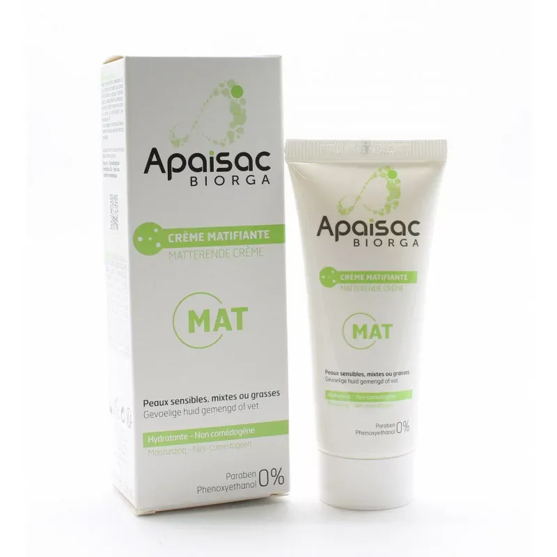 Apaisac Biorga Crème Matifiante 40ml