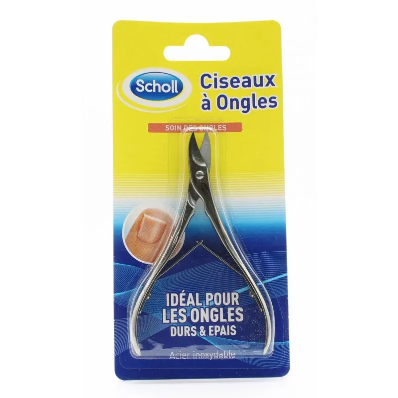 Scholl Ciseaux à Ongles Durs et Épais